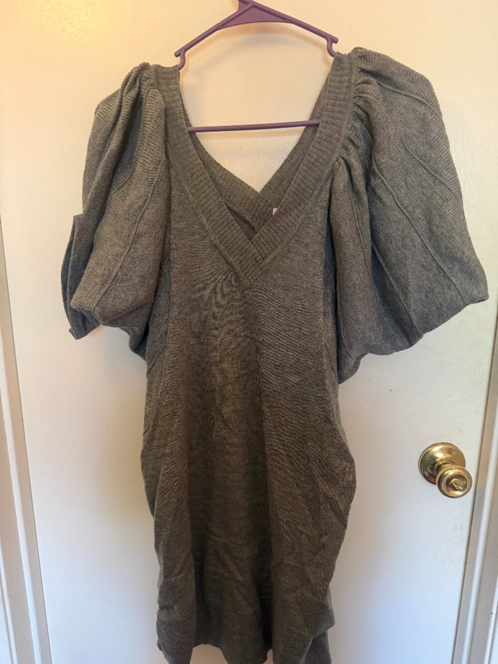 Victoria Secret Gray Sweater Dress W 2X